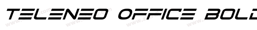 TeleNeo Office Bold字体转换